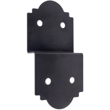 Simpson Strong-Tie Outdoor Accents Mission Collection 5in ZMAX, Black Deck Joist Tie for APDJT2R-6